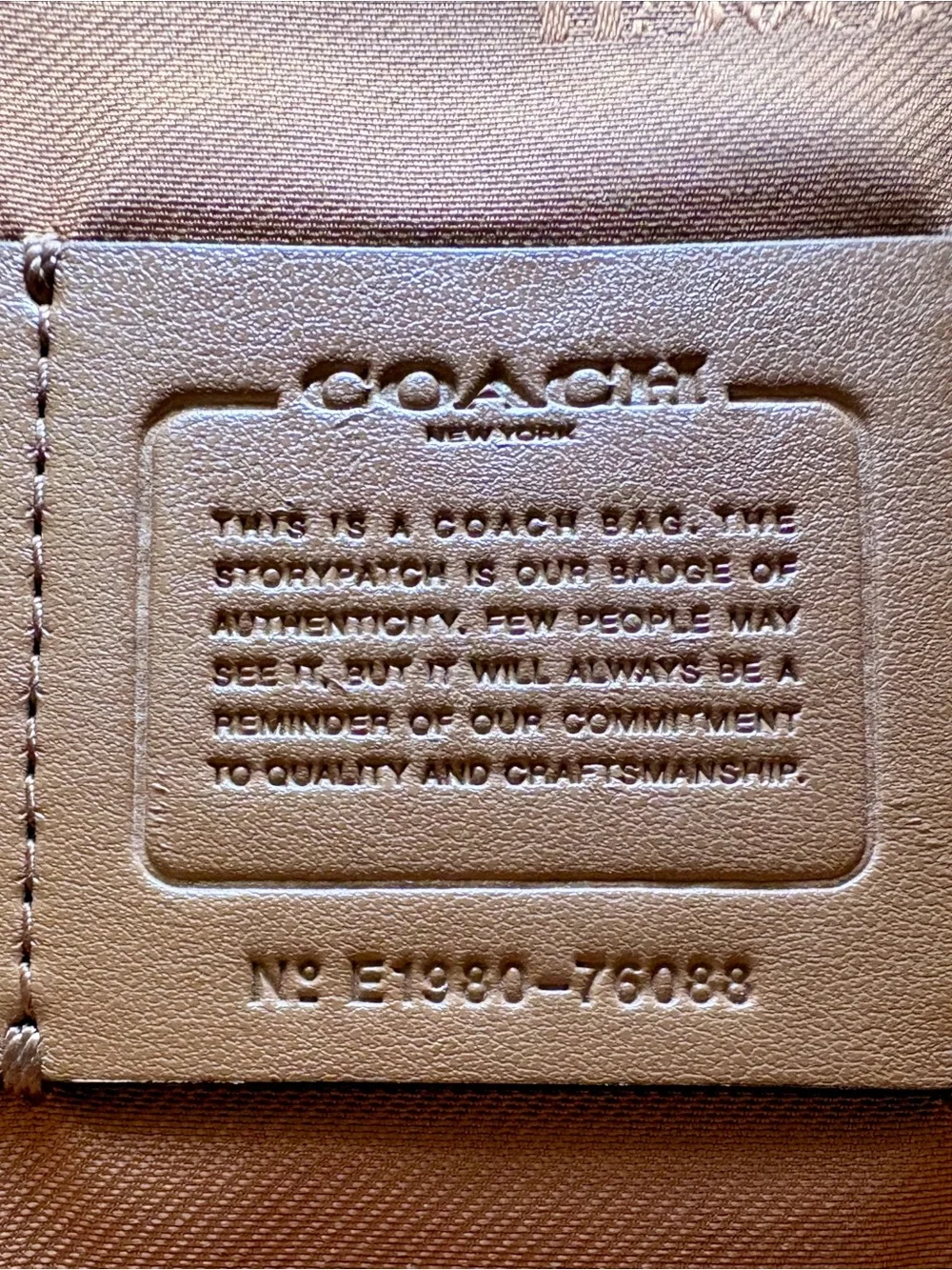 Coach Hadley Hobo 76088 Colorblock Pebbled Leather Tote Chalk Tan Brown Multi